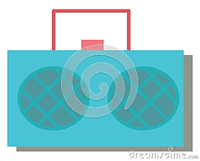 Birthday stereo, icon Vector Illustration