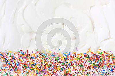 Birthday sugar sprinkles Stock Photo