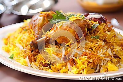 Biryani - India Pakistan (Generative AI) Stock Photo