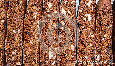 Biscotti background Stock Photo