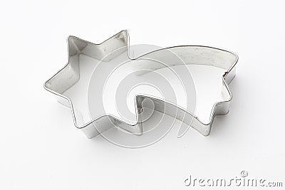 Biscuit cutter (falling star) Stock Photo