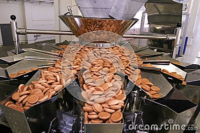 Biscuit factory Stock Photo