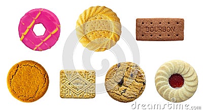 Biscuit Selection Stock Photo