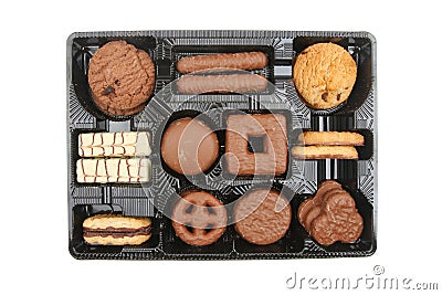 Biscuit selection Stock Photo