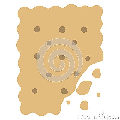 Biscuit single 3 Vector Illustration