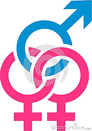 Bisexuality icon Stock Photo