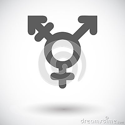 Bisexuals sign Vector Illustration
