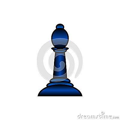 Bishop chess icon Vector Illustration
