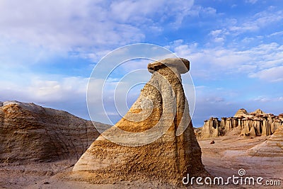 Bisti Badlands Stock Photo