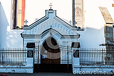 Coroana church Editorial Stock Photo