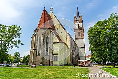 Historic monument at Bistrita Editorial Stock Photo