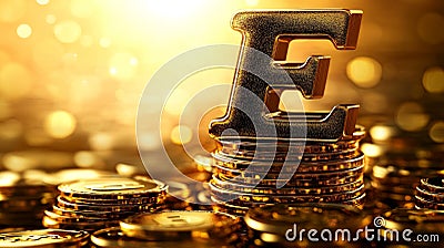Bitcoin 3D render. Blockchain technology. Cryptocurrency mining. Stock Photo