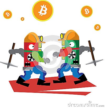 Bitcoin Vector Illustration