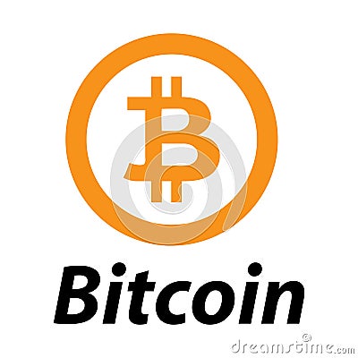 Bitcoin logo. Crypto Currency. Vector Illustration