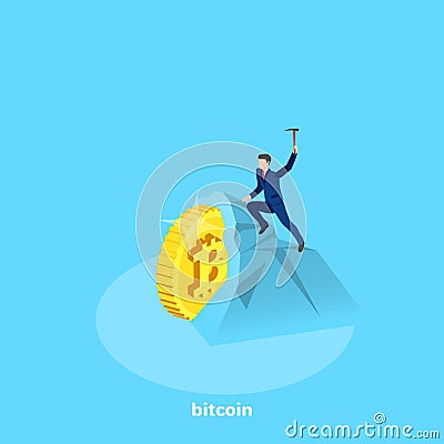 bitcoin 10 Vector Illustration