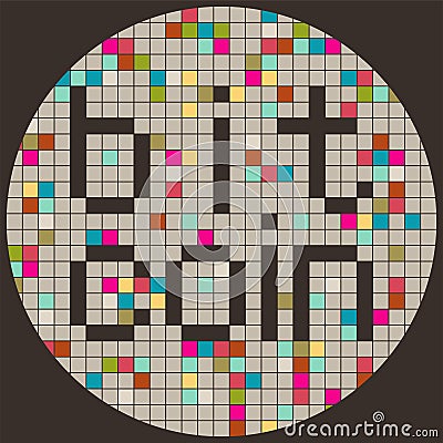 Bitcoin pixel art style design. Vector illustration. Vector Illustration