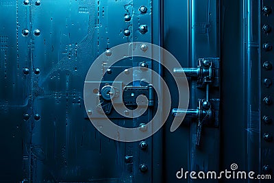 Bitcoin self cold storage and private keys security concept Stock Photo
