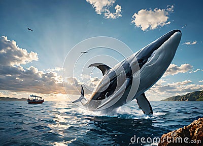 Bitcoin Whales Resurfacing. A Deep Dive into Old Wallet Transactions. Generative AI Stock Photo