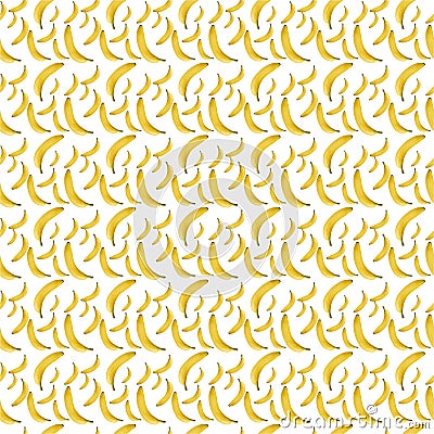 Bitmap banana background pattern yellow Stock Photo