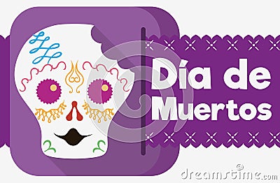 Bitten Sugar Skull Celebrating 