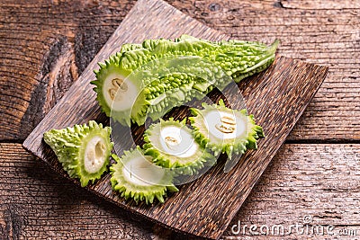 Bitter melon Stock Photo