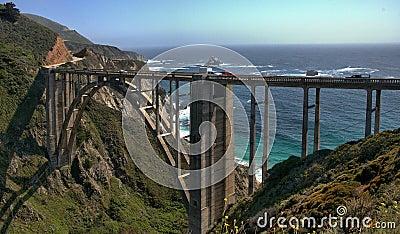 Bixby Creek Bridge Stock Photo