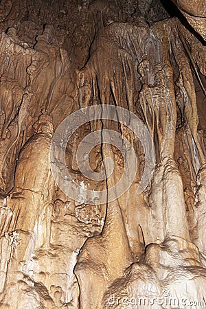 Bizarre Creation In The Stalactite Cave Stock Photo
