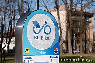 BL-Bike logo Editorial Stock Photo