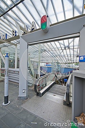 Blaak Station, Rotterdam Editorial Stock Photo