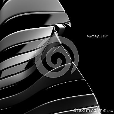 Black abstract background Stock Photo