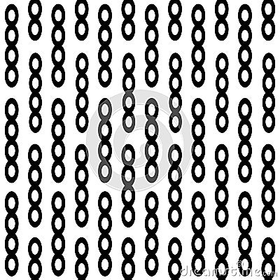 Black abstract chain seamless pattern Stock Photo