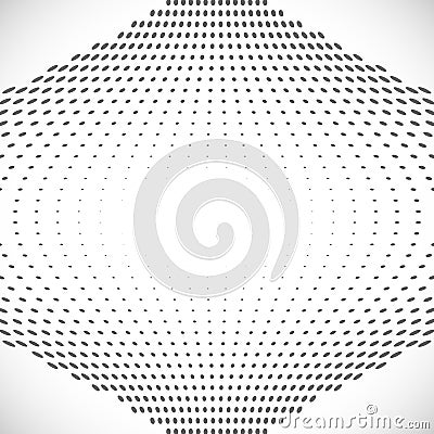 Black Abstract Halftone Design Element, vector Vector Illustration