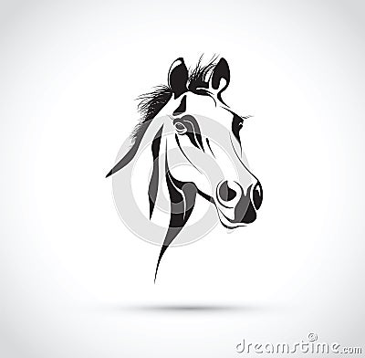 Abstract horses head Vector Illustration