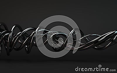Black abstract technology background Stock Photo