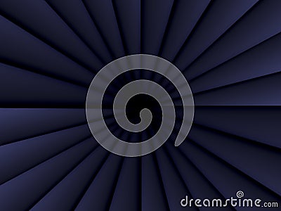 Black angular triangles pattern. Paper cut design concept background Stock Photo