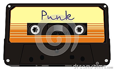 Object and punk music Stock Photo