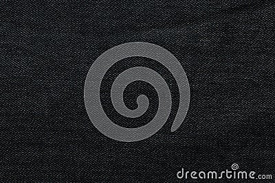 Black background, denim jeans background. Jeans texture, fabric. Stock Photo