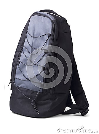 Black backpack Stock Photo