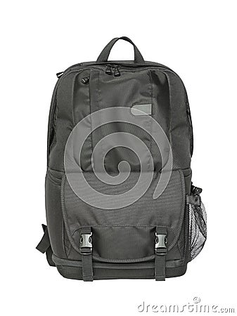 Black backpack Stock Photo