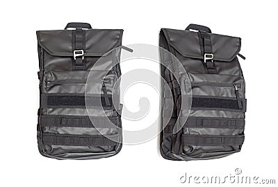 Black backpack Stock Photo