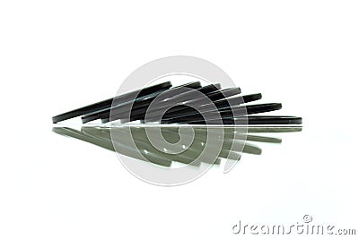 Black bangles Stock Photo