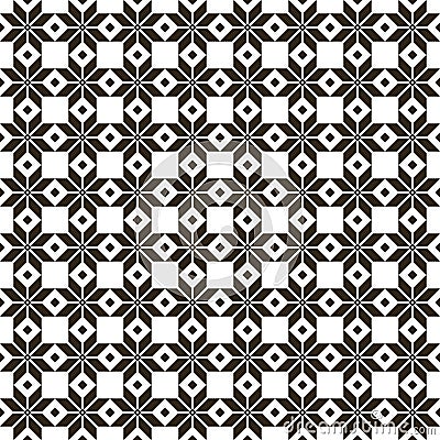 Black Belorussian sacred ethnic ornament, seamless pattern. Vector illustration. Slovenian Traditional Pattern Ornament. Vector Illustration