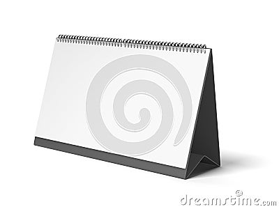 Black blank calendar Stock Photo