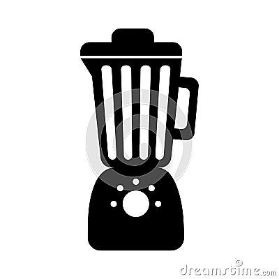 Black blender graphic design Vector Illustration