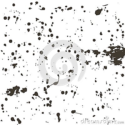 Black blots. Grunge background Vector Illustration