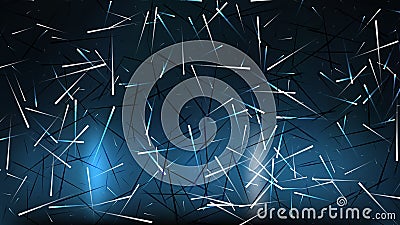 Black and Blue Asymmetrical Lines Texture Background Stock Photo