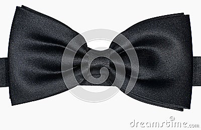 Black Bow Tie Stock Photo