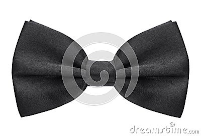 Black bow tie Stock Photo