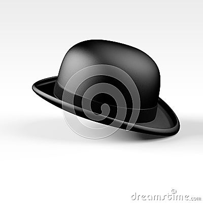 Black bowler hat Stock Photo