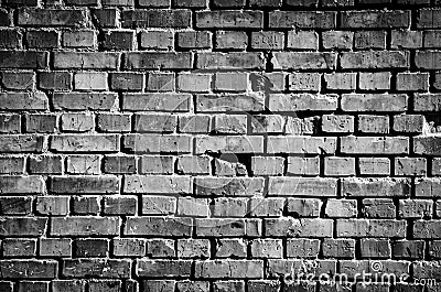 Black brick wall background texture Stock Photo